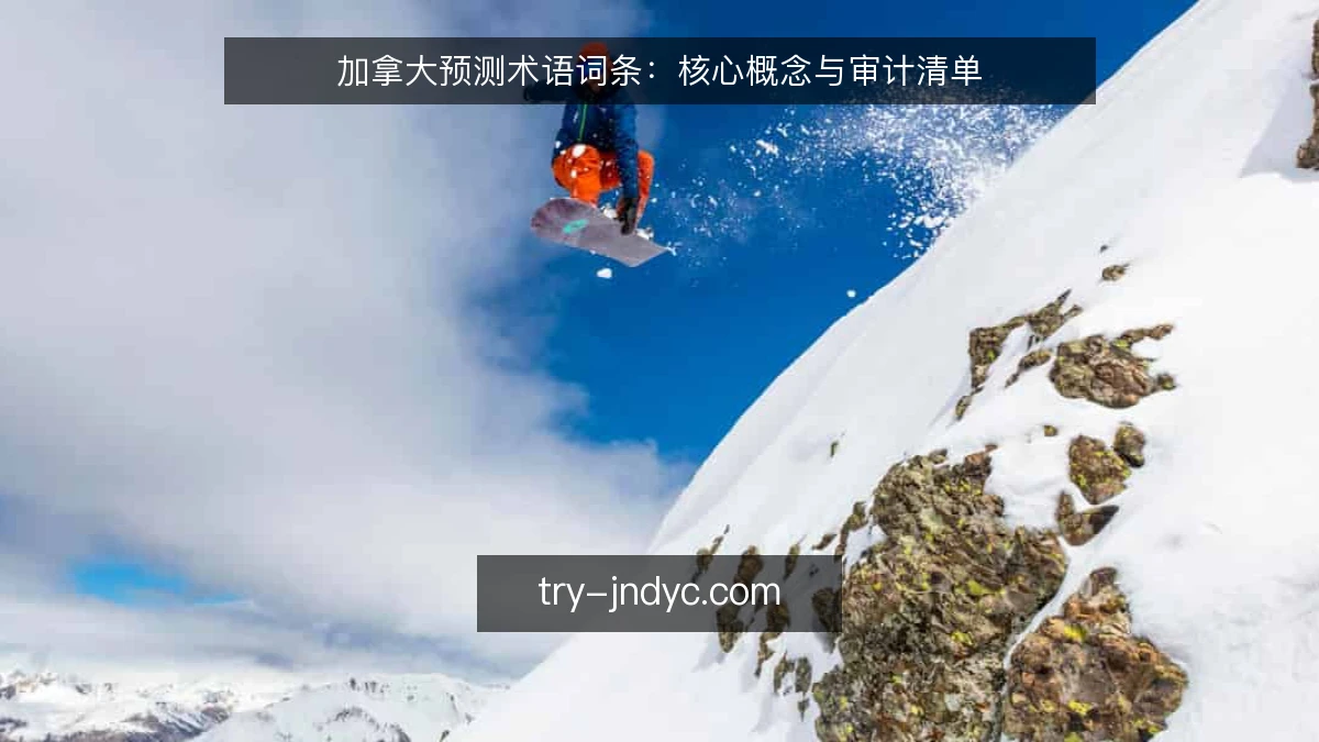加拿大预测术语词条:核心概念与审计清单